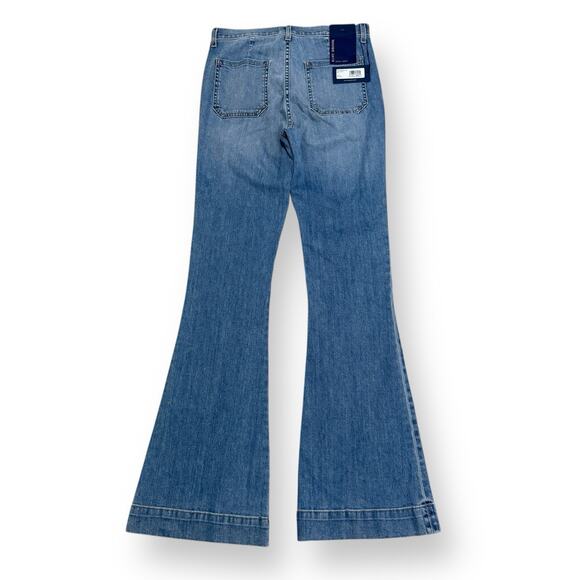 Ramy Brook Cindy High Rise Flare Jeans Size 30 Button Fly Light Wash NWT $245 - Picture 9 of 12